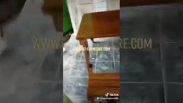 Long Teak Magic Bench #gardenfurniture