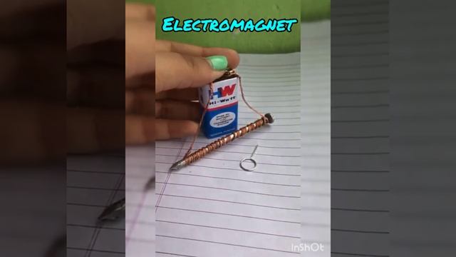 How to make an Electromagnet .School Project for children . Easy way .. смотреть онлайн