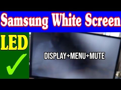 Samsung LED TV White Screen | UA32J4003AR | Samsung LED TV Problem Solved смотреть онлайн