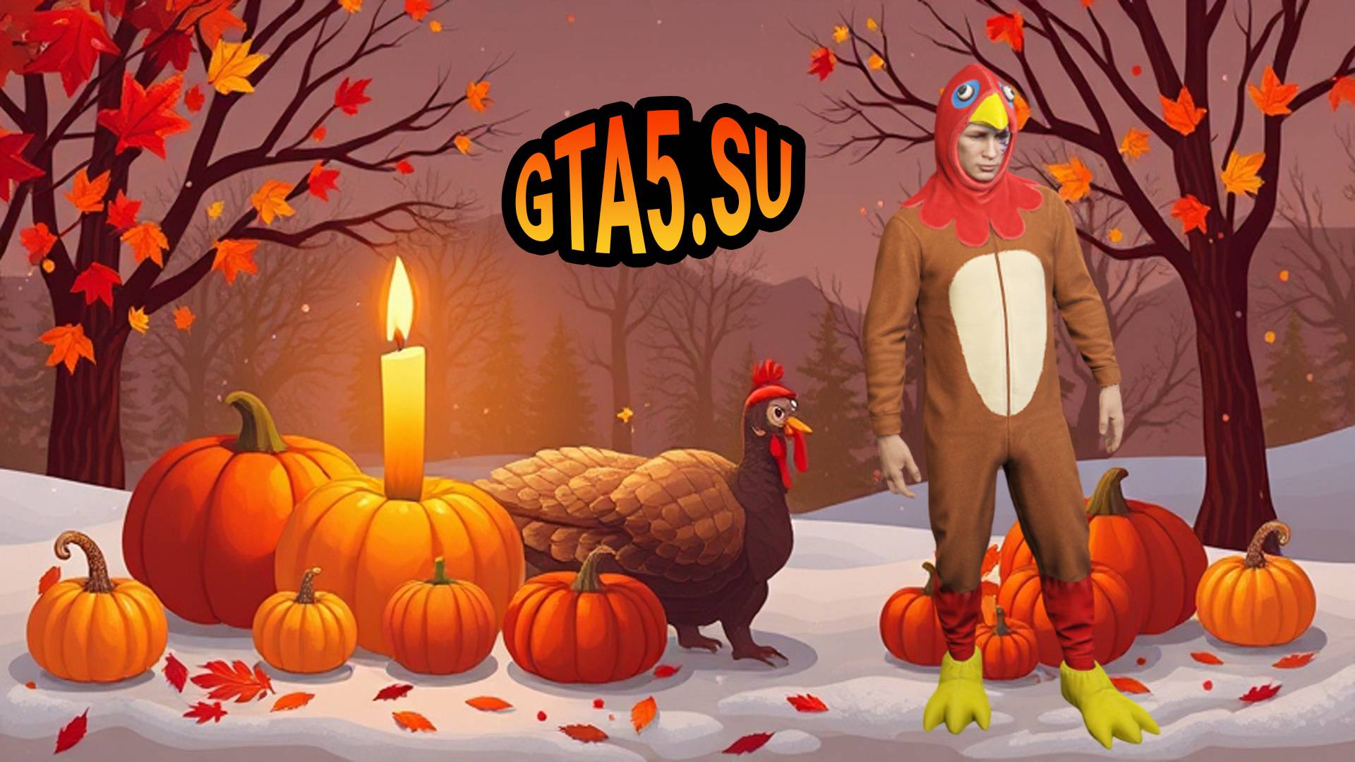Индейка на День благодарения в GTA 5 Online смотреть онлайн