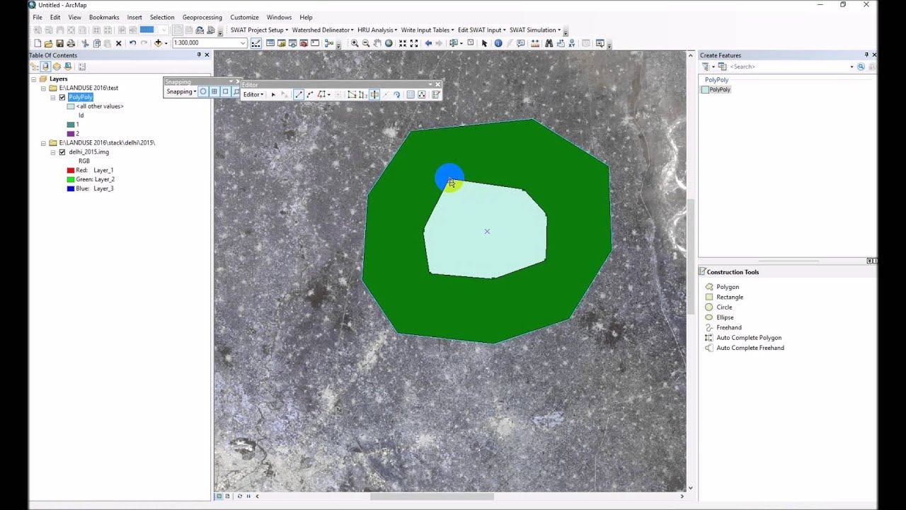 How to create Polygon Inside Polygon in ArcGIS ArcMap смотреть онлайн