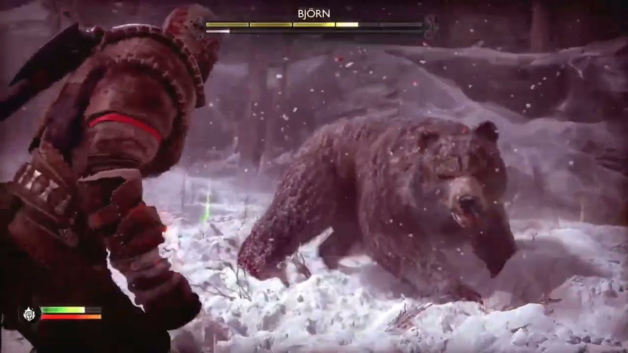 God of War Ragnarok || Oscar worthy Fight || Kratos vs Bear 🐻 || Once in a lifetime смотреть онлайн