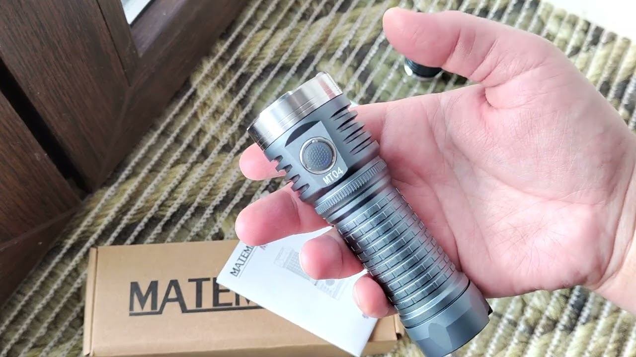 Review flashlight Mateminco MT04 -12 000+ lumens за 50$ смотреть онлайн