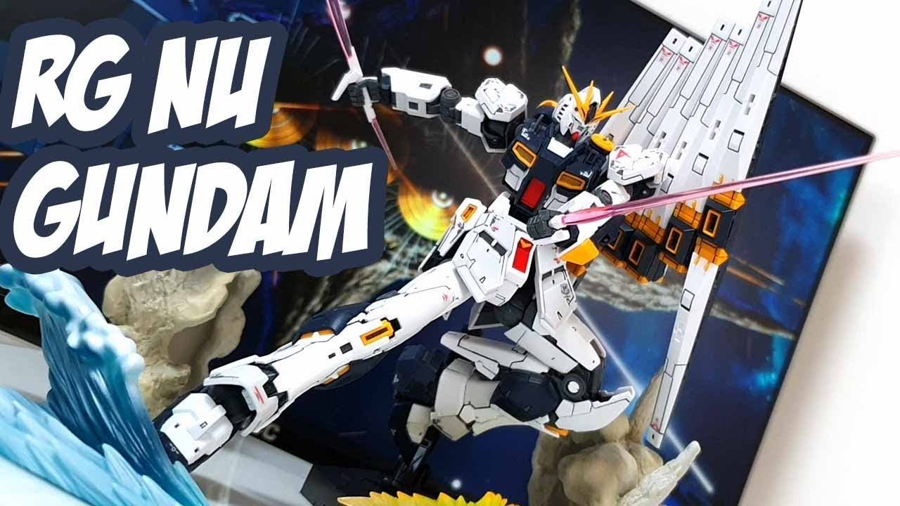 One Of The Best Gundam 2019 - RG Nu Gundam Speed Build Review