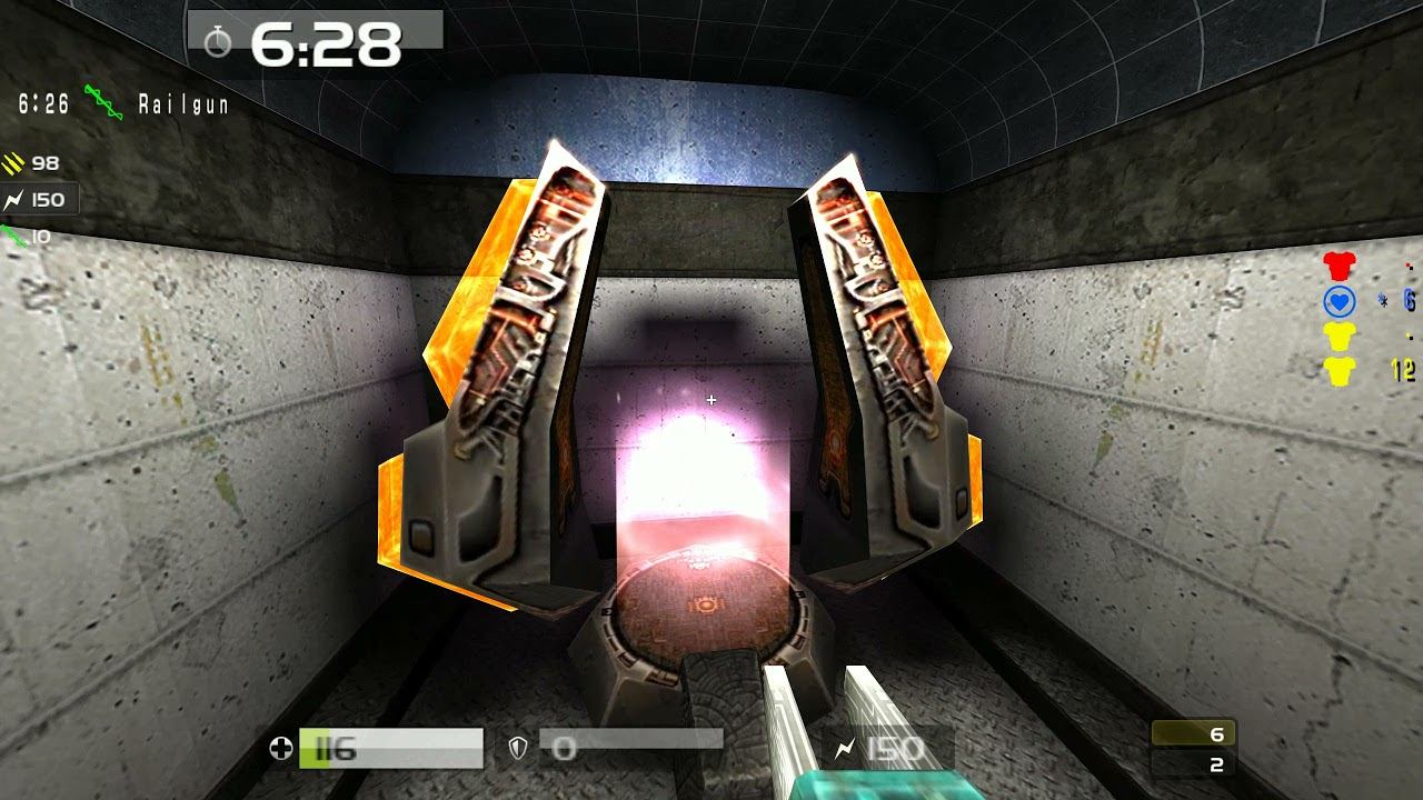 Quake Live - Duel - Nightmare Bot - bloodrun blue смотреть онлайн