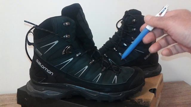 SALOMON X ULTRA TREK GTX LIGHTWEIGHT WALKING BOOTS ,NUBUCK LEATHER,BOSS смотреть онлайн