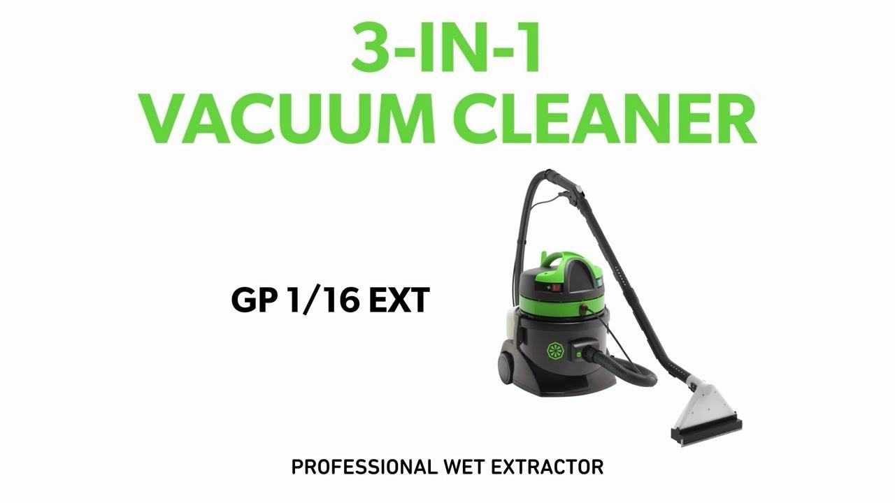 GP 1/16 EXT: 3-IN-1 VACUUM CLEANER смотреть онлайн