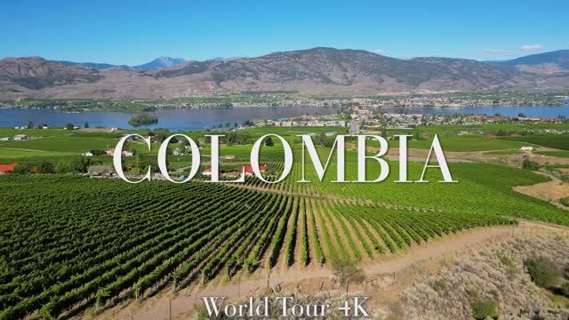 Colombia 4K Amazing Aerial Film - Peaceful Piano Music - Natural Landscape смотреть онлайн