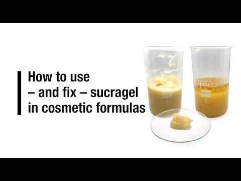 How to use – and fix – sucragel in cosmetic formulas смотреть онлайн