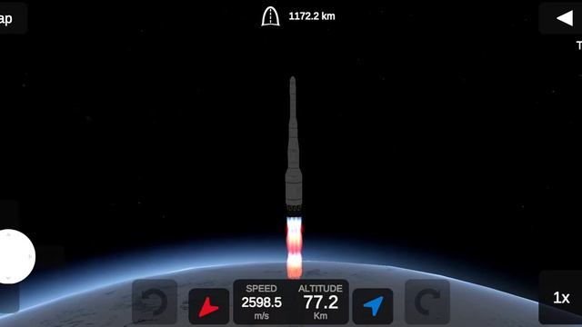 Biggest Ellipse Rocket Simulator Rocket in History (Couldn't Use the First Stage) смотреть онлайн