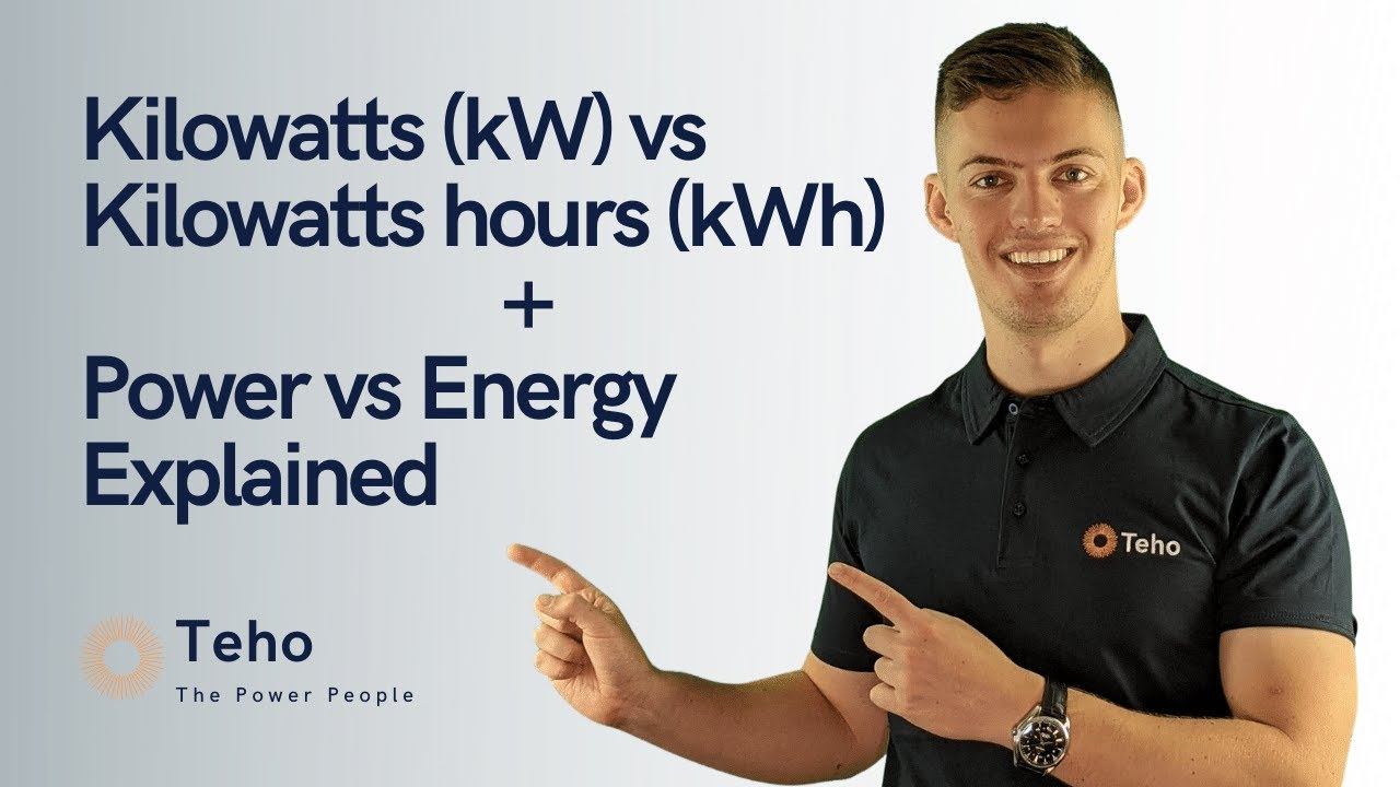 What's The Difference Between Kilowatts (kW) VS Kilowatt hours (kWh) and Power VS Energy? | Teho смотреть онлайн