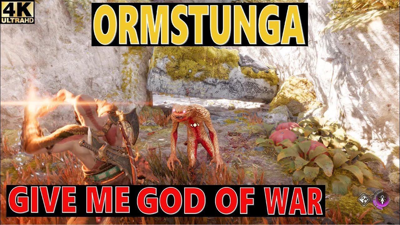 ormstunga give me god of war - how to beat the boss ormstunga - God of war ragnarok 4k смотреть онлайн