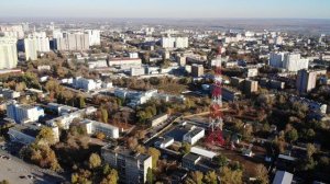 Кадры с высоты птичьего полёта / Октябрьский район /  город Самара / Russia