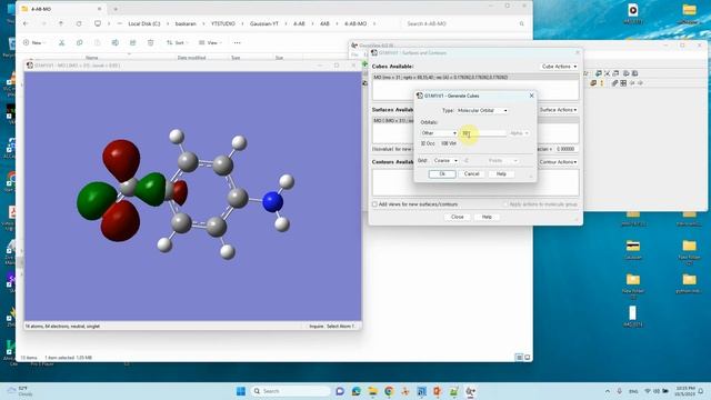 How to make HOMO -1, - 2, - 3 and LUMO+1, +2, +3 Molecular Orbitals using Gaussian смотреть онлайн