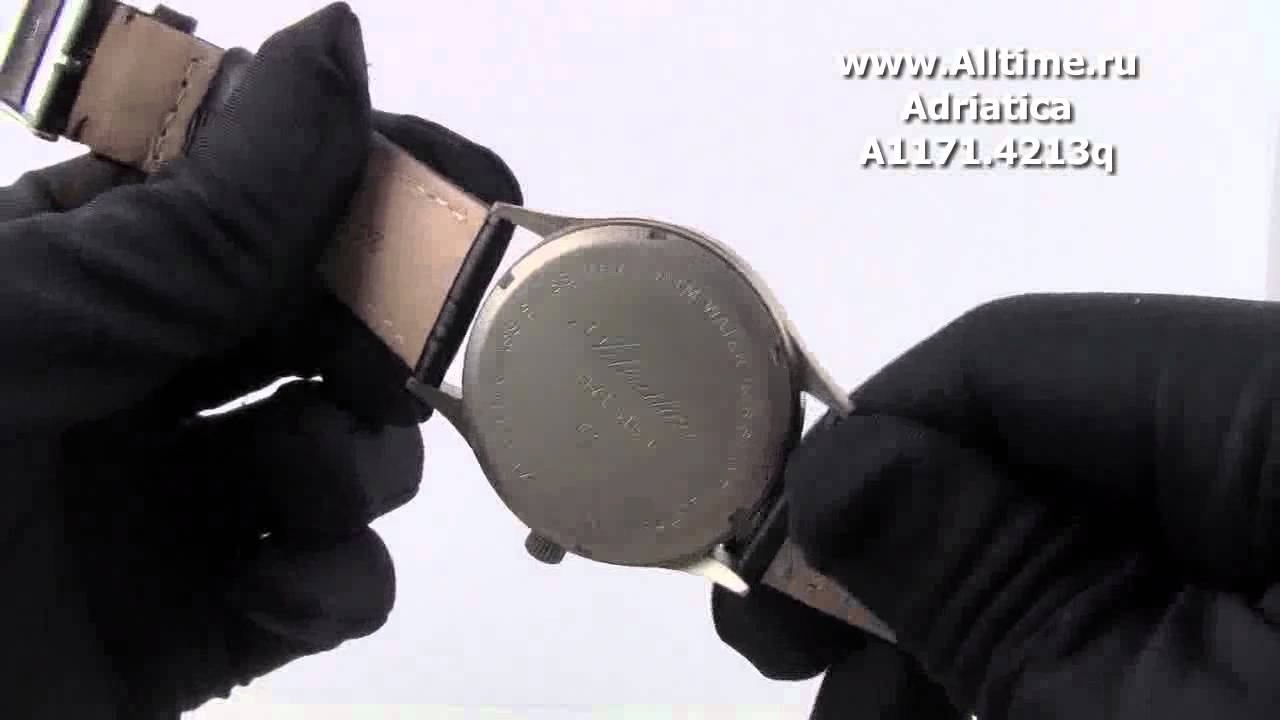 Мужские наручные швейцарские часы Adriatica A1171.4213Q смотреть онлайн