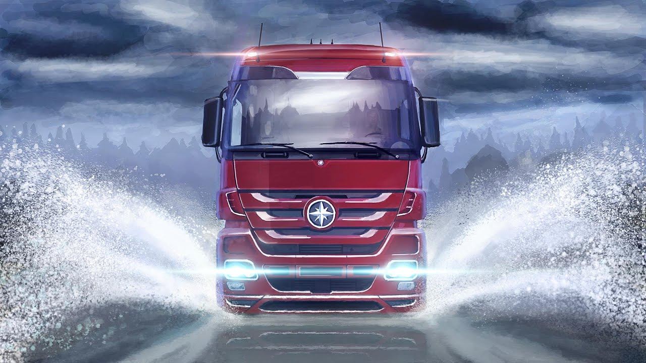 КОНВОЙ В EURO TRUCK SIMULATOR 2 MULTIPLAYERx смотреть онлайн