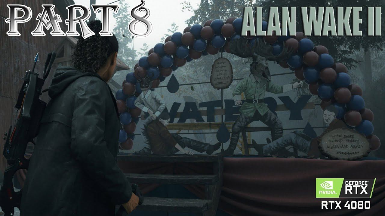 Alan Wake 2 PC Walkthrough | Coffee Land Watery Ritual, Local Girl | RTX 4080 (No Commentary) смотреть онлайн