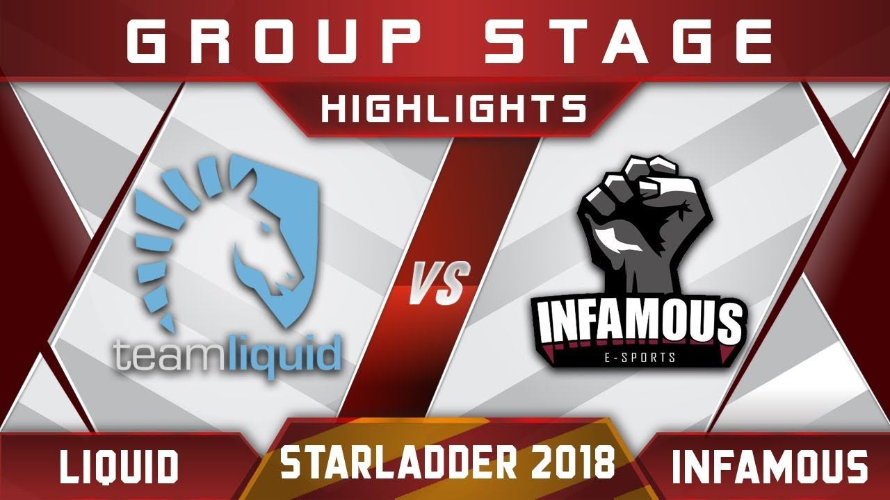 Liquid vs Infamous Starladder i-League 2018 Highlights Dota 2 смотреть онлайн