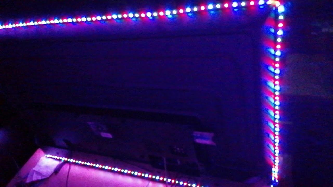 Philips 50PUS6504 TV (Rear View) + 4 meter RGB LED Strip смотреть онлайн