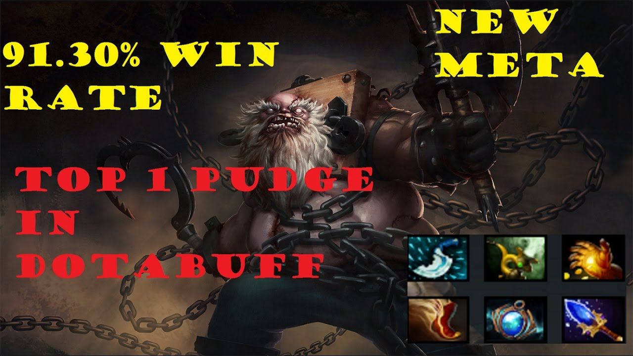 Dota 2 - TOP 1 Pudge in Dotabuff - Gameplay - 91,30% WIN RATE смотреть онлайн