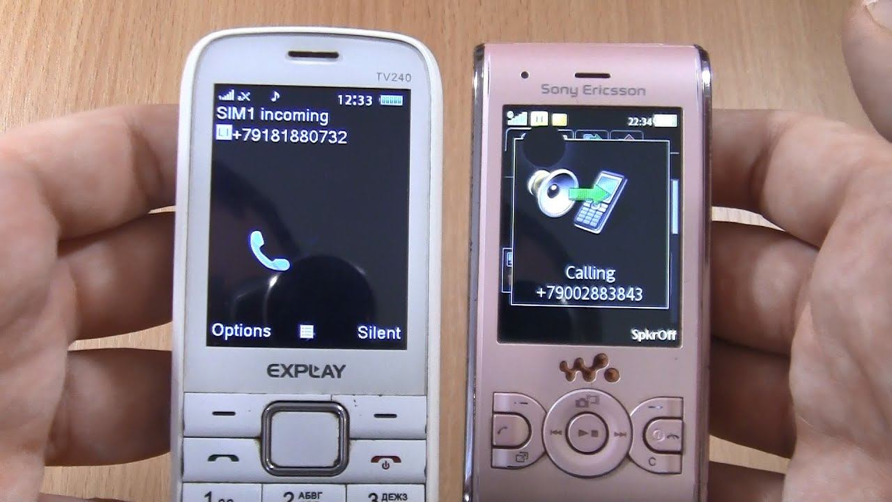 Incoming call & Outgoing call at the Same Time Sony Ericsson walkman+Explay смотреть онлайн