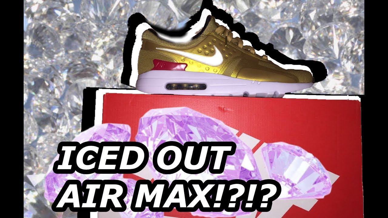 AIR MAX ZERO 'METALLIC GOLD' UNBOXING AND ON FEET! смотреть онлайн