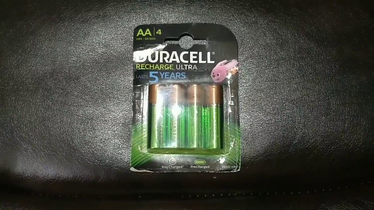 Duracell Ultra Rechargeable AA 2500 mAh Batteries Unboxing || Telugu смотреть онлайн