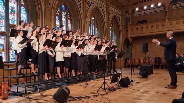 Вседержителю восклицай земля || Riga Maza Gilde || Молодёжный хор смотреть онлайн