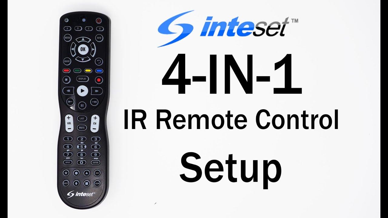 Inteset 4 in 1 Universal Remote - Setup Guide - INT-422 смотреть онлайн