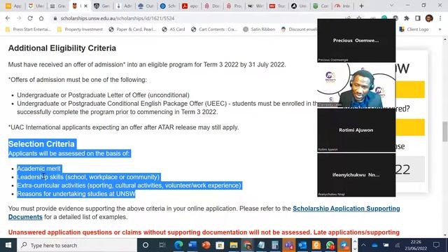 Scholarship Webinar w/ Dr. 'Lanre Lewis смотреть онлайн