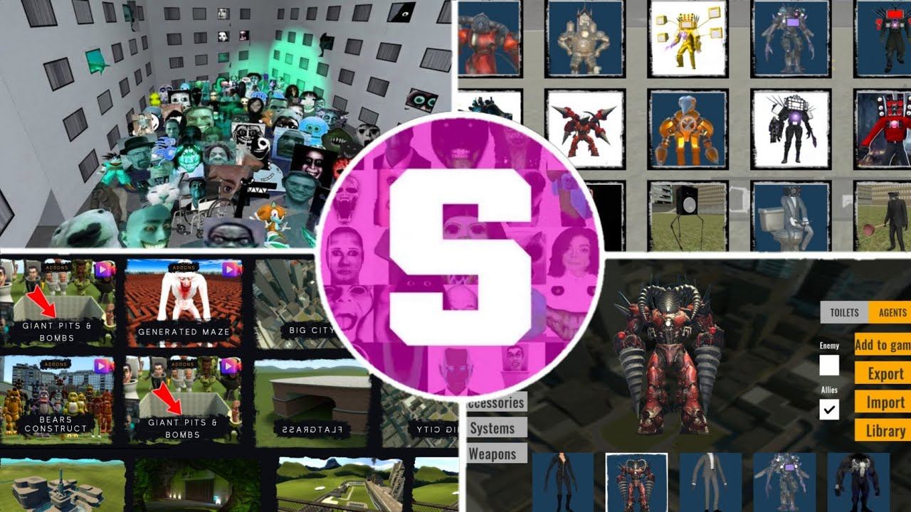 Nextbots In Playground Nextbots Skibidi Toilet TV Man Ultra Men Speaker Man Update Gameplay смотреть онлайн