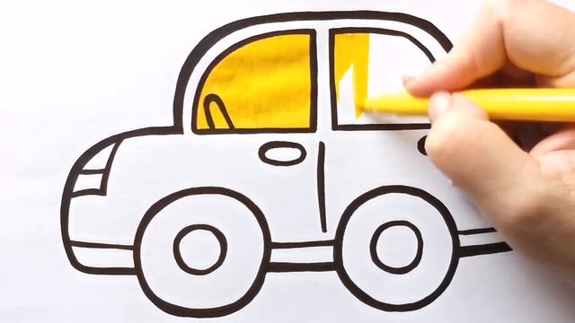 МАШИНА / мультик раскраска для детей / Нарисуй Ка смотреть онлайн