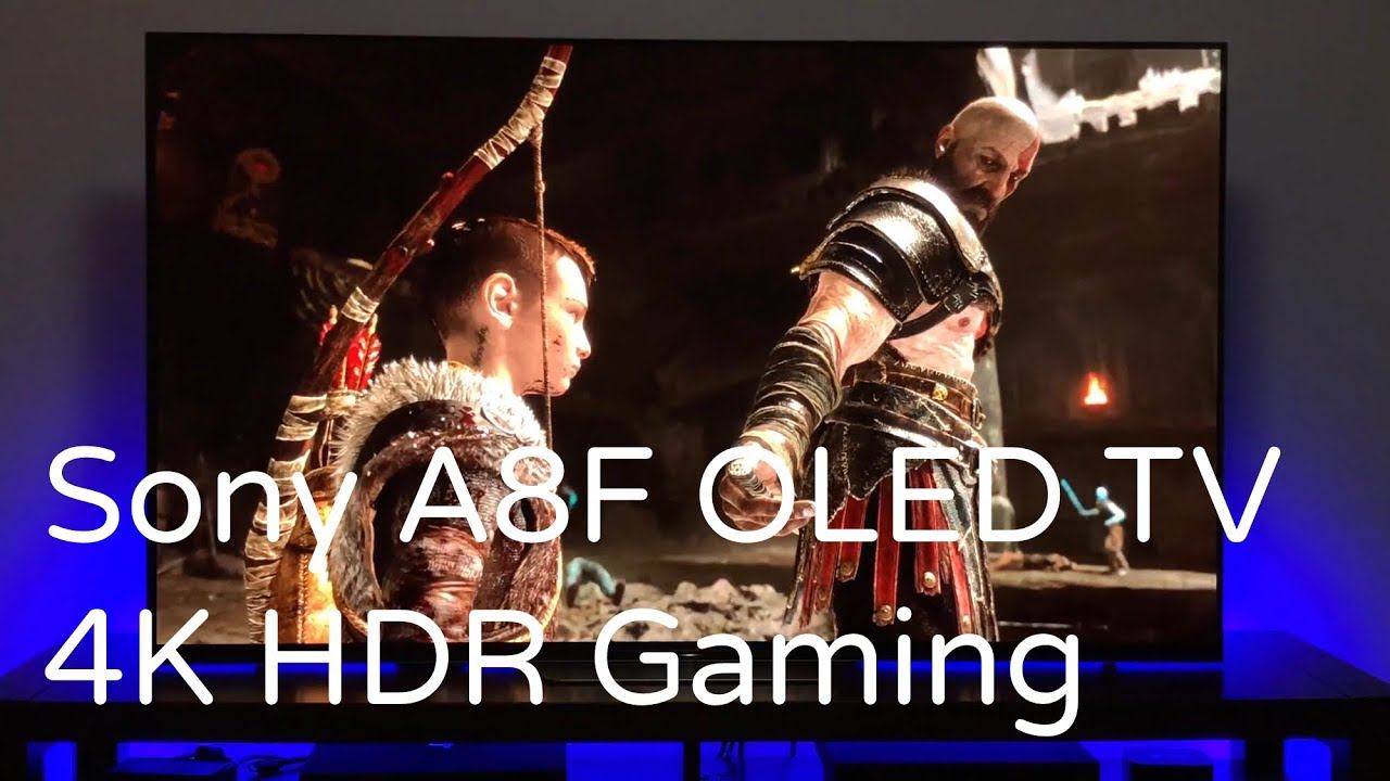Sony A8F OLED TV HDR Gaming Demo God of War смотреть онлайн