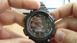 Casio AQ-S810W-8A видео обзор настройка