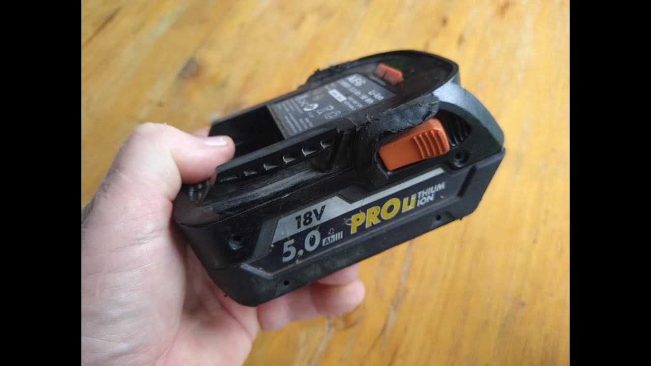18v AEG and Ridgid Lithium Cordless Tool Battery Reset смотреть онлайн