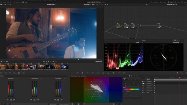 Цветокоррекция клипа от начала до конца в DaVinci Resolve. Часть 8/8