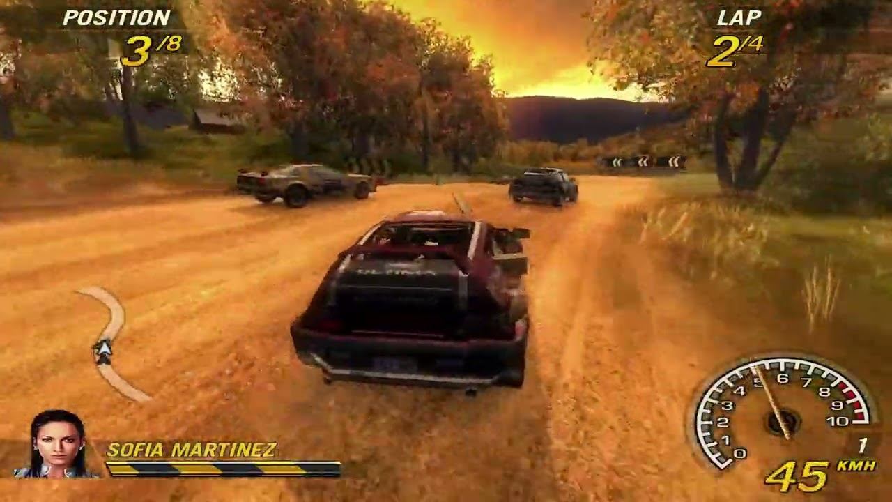FlatOut 2. CTR - Midwest Ranch 2 race смотреть онлайн