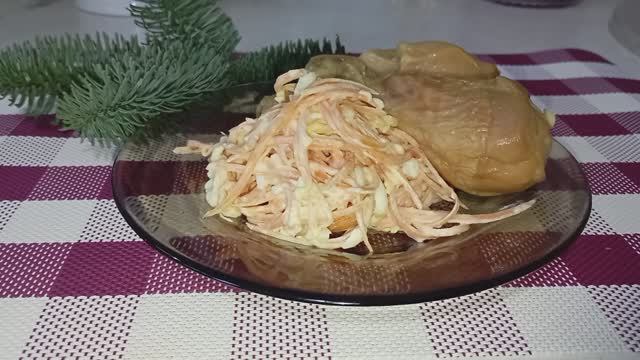 Салат к обеду из МОРКОВИ и ЯИЦ. Сытно и Вкусно! смотреть онлайн