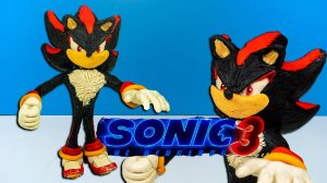 Лепим из пластилина Шедоу Соник (Sonic Shadow) из Соник 3 в кино 2024