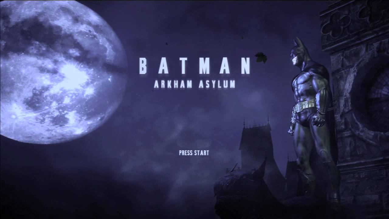 Batman Arkham Asylum Title Screen (Xbox 360, PS3, PC) смотреть онлайн