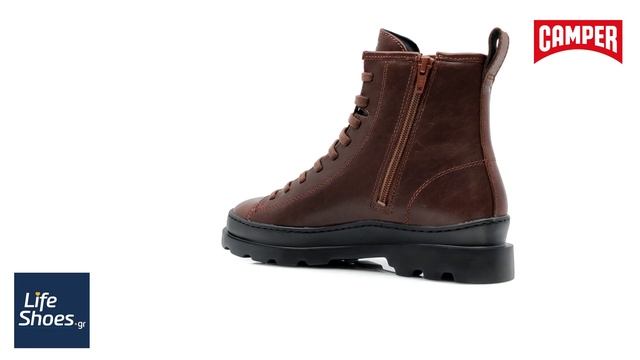 Camper Brutus Burgundy Γυναικεία Ανατομικά Δερμάτινα Μποτάκια Αρβυλάκια Μπορντό (K400325-015) смотреть онлайн