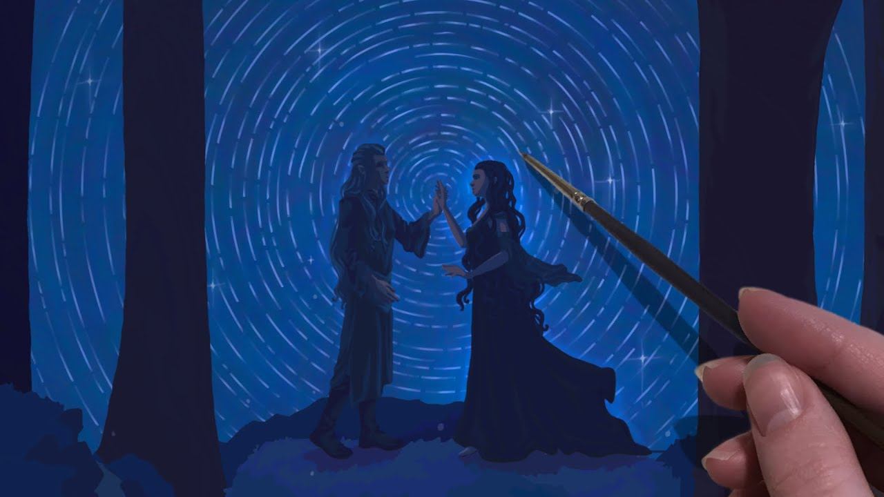 The Meeting Of Thingol And Melian | Drawing The Silmarillion