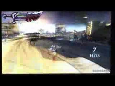God of War:Chains of Olympus gameplay movie 1 psp смотреть онлайн