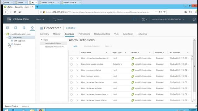 Create Distributed Switch and Distributed Port Group in VMware vSphere 6.5 Web Client - Part 7 смотреть онлайн