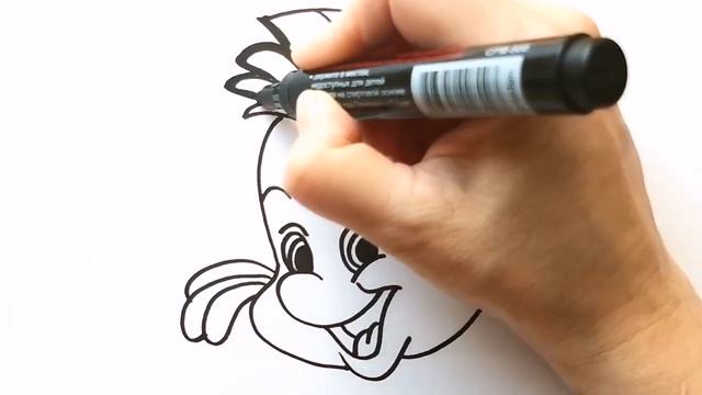 Как нарисовать ФЛАУНДЕРА / раскраска для детей / Нарисуй Ка смотреть онлайн