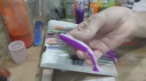 Как покрасить «силиконовую» приманку? Легко!!!
