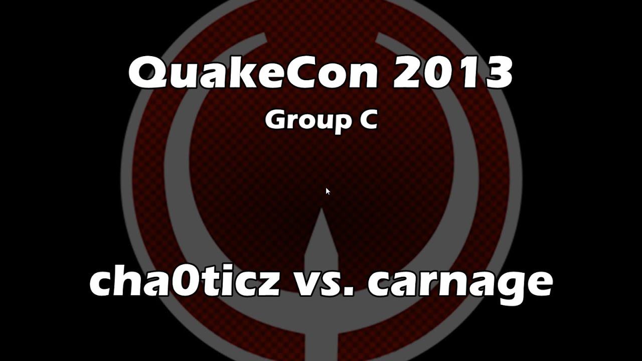 carnage vs cha0ticz - QuakeCon 2013 Group C [Aug. 1, 2013] (Quake Live VOD) смотреть онлайн