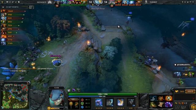 Alliance vs Spirit Dota 2 Shanghai Major UB Game 2 Highlights смотреть онлайн