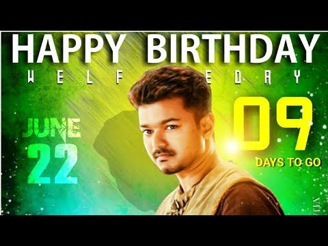 Countdown Status video for thalapathy Bday - 9 Days to go For Thalapathy Birthday смотреть онлайн