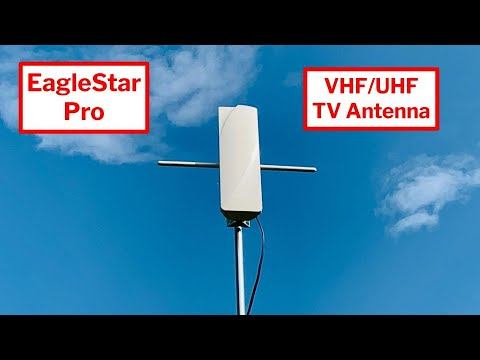 EagleStar Pro VHF UHF Ampilied OTA TV Antenna 53-6165VA Amplified TV Antenna смотреть онлайн